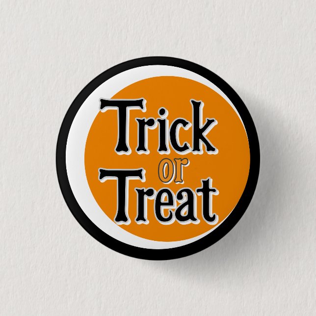 Badge Rond 2,50 Cm tricher ou traiter (Devant)
