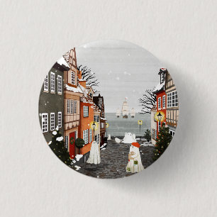 Badge Rond 2,50 Cm Trois navires