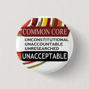 Badge Rond 2,50 Cm Tronc commun inacceptable