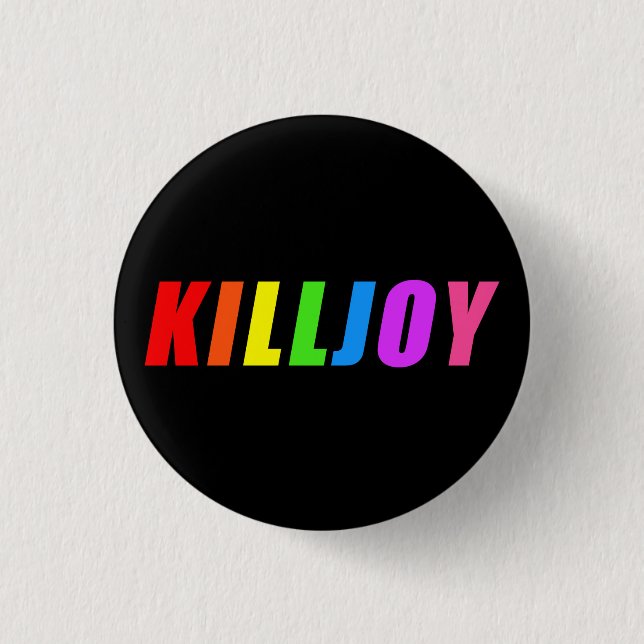 Badge Rond 2,50 Cm Trouble-fête (Devant)