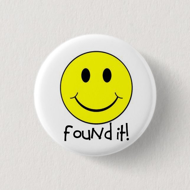 Badge Rond 2,50 Cm Trouvé lui ! (Devant)