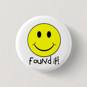 Badge Rond 2,50 Cm Trouvé lui !