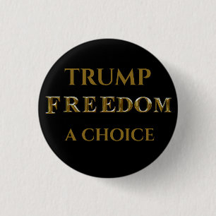 BADGE ROND 2,50 CM TRUMP 2024