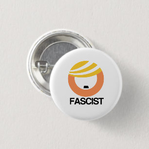 Badge Rond 2,50 Cm Trump est un fasciste