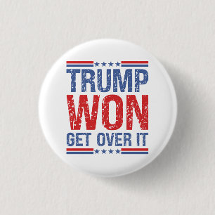 Badge Rond 2,50 Cm Trump Va S'En Remettre