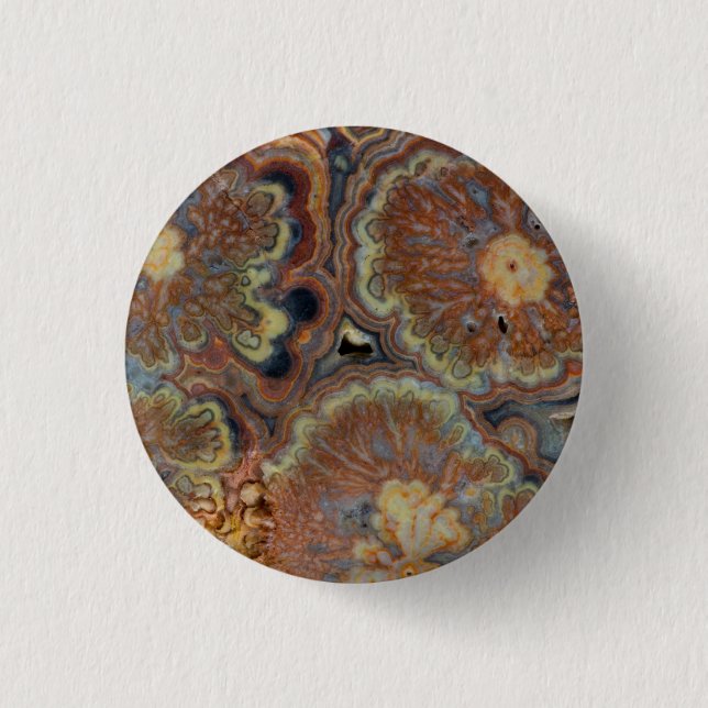 Badge Rond 2,50 Cm Tube de floraison Onyx (Devant)