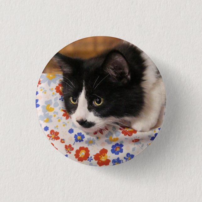 Badge Rond 2,50 Cm Tuxedo (Devant)