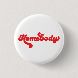 Badge Rond 2,50 Cm Type Vintage de la carte rouge