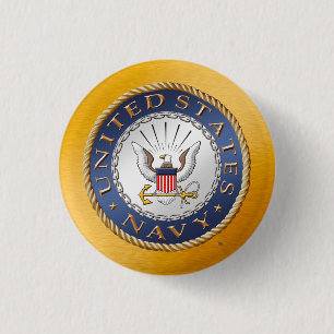 Badge Rond 2,50 Cm U.S. Bouton de marine