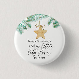 Badge Rond 2,50 Cm Un joli petit Baby shower