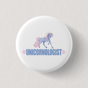 Badge Rond 2,50 Cm Unicorne drôle