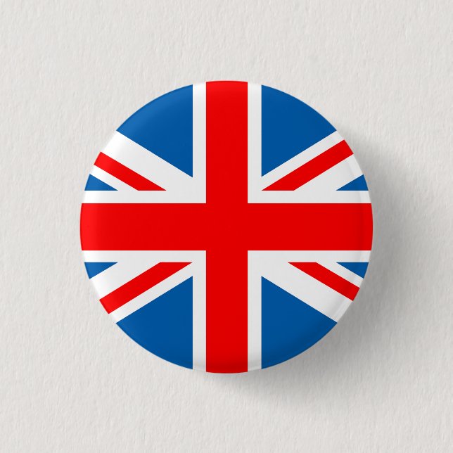 Badge Rond 2,50 Cm Union Jack (Devant)