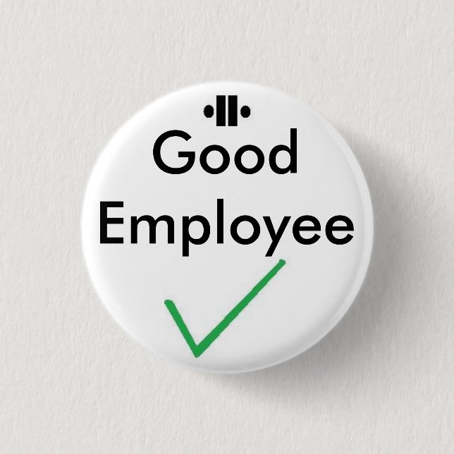 Badge Rond 2,50 Cm unity8, coutil, bon employé (Devant)