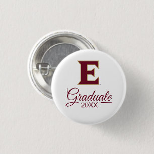 Badge Rond 2,50 Cm Université Elon E