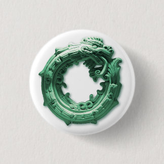 Badge Rond 2,50 Cm uroboro Quetzalcóatl