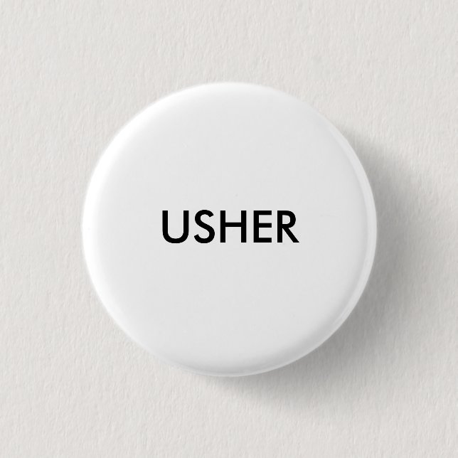 BADGE ROND 2,50 CM USHER (Devant)