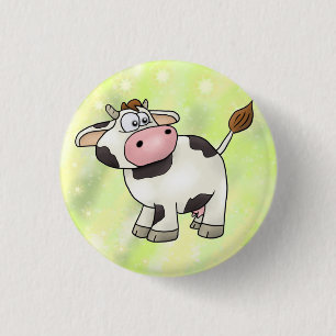 Badge Rond 2,50 Cm vache
