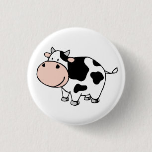 Badge Rond 2,50 Cm Vache