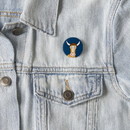Badge Rond 2,50 Cm Vache lapidée