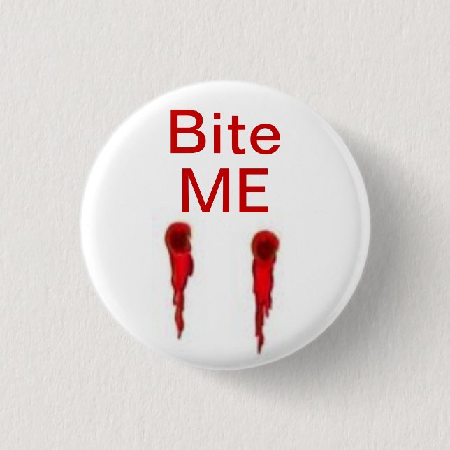 Badge Rond 2,50 Cm Vampire (Devant)