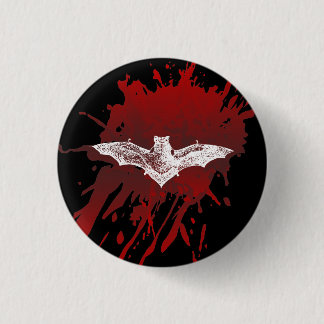 BADGE ROND 2,50 CM VAMPIRE SANGLANT GOTHIQUE DE BATTE