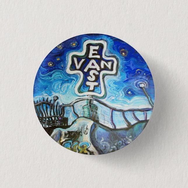 Badge Rond 2,50 Cm Van est (Devant)