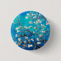 Van Gogh Almond Blossoms bleu turquoise