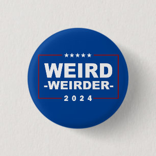 Badge Rond 2,50 Cm Vance anti-Trump - bizarre 2024