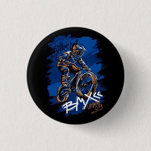 Badge Rond 2,50 Cm Vélo BMX streetwear graffiti urbain