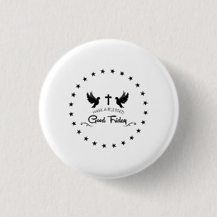 Badge Rond 2,50 Cm Vendredi saint