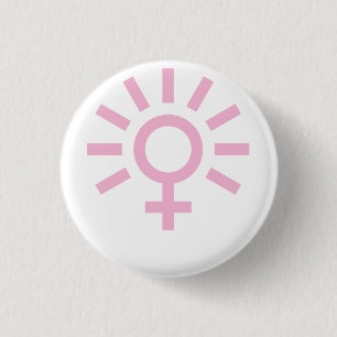 Badge Rond 2,50 Cm ♀ Vénus brillant