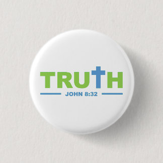 Badge Rond 2,50 Cm Vérité en Jésus-Christ