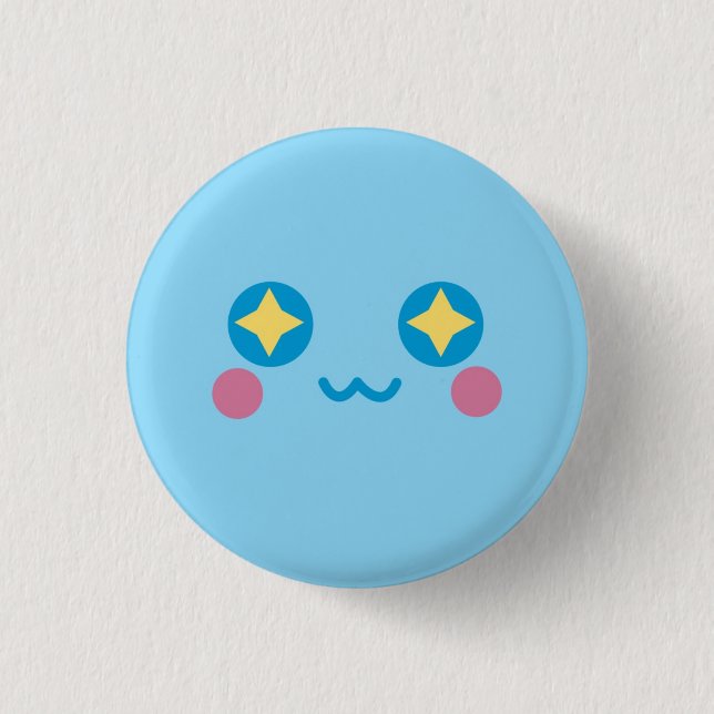 Badge Rond 2,50 Cm Vers voyants 2 de bouton de souffle (Devant)