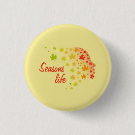Badge Rond 2,50 Cm Vida de las estaciones