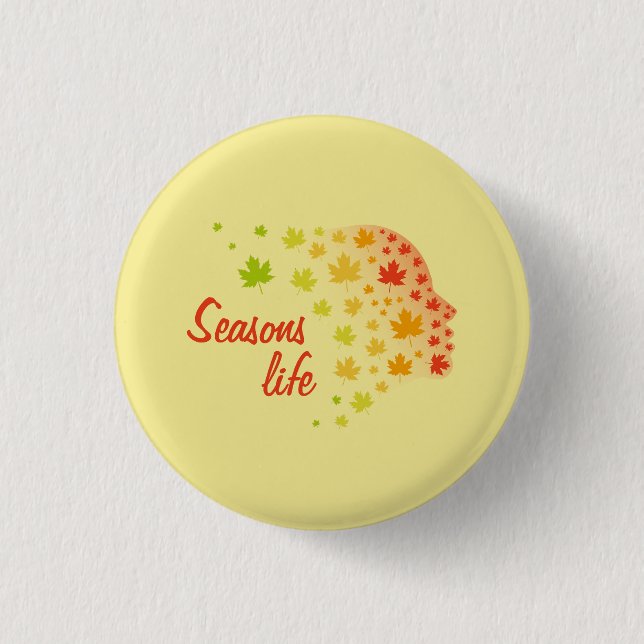 Badge Rond 2,50 Cm Vida de las estaciones (Devant)