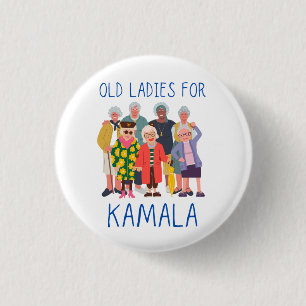 Badge Rond 2,50 Cm Vieilles dames pour Kamala