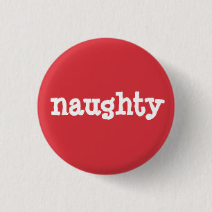Badge Rond 2,50 Cm Vilain ou Nice (vilain)