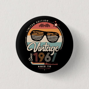 Badge Rond 2,50 Cm Vintage depuis 1967