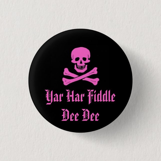 Badge Rond 2,50 Cm Violon Dee Dee de Yar Har (Devant)