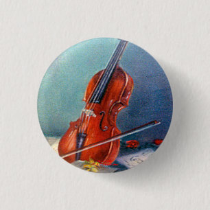 Badge Rond 2,50 Cm Violon/Violon