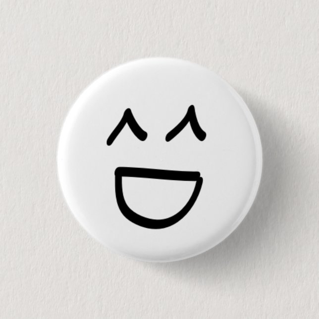 Badge Rond 2,50 Cm Visage asiatique (Devant)