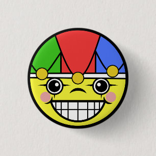 Badge Rond 2,50 Cm Visage de joker