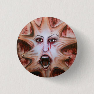 Badge Rond 2,50 Cm Visage sur la toile