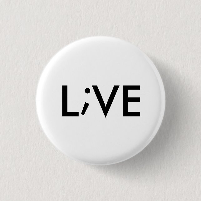 Badge Rond 2,50 Cm vivant (Devant)