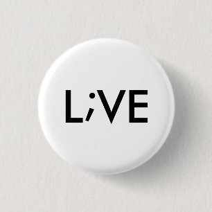 Badge Rond 2,50 Cm vivant