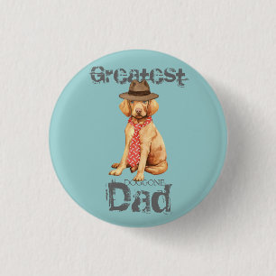 Badge Rond 2,50 Cm Vizsla Papa