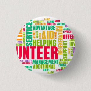 Badge Rond 2,50 Cm Volontaire