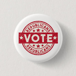 Badge Rond 2,50 Cm Vote républicain
