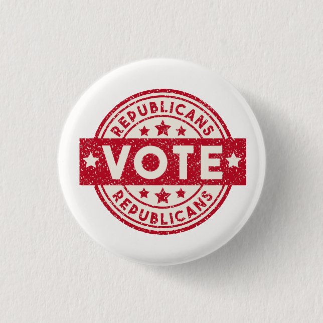 Badge Rond 2,50 Cm Vote républicain (Devant)