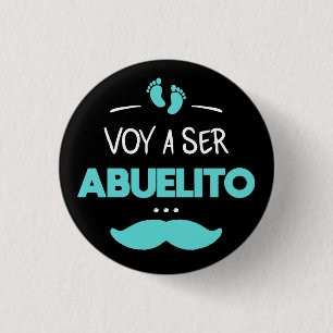 Badge Rond 2,50 Cm Voy a ser abuelito